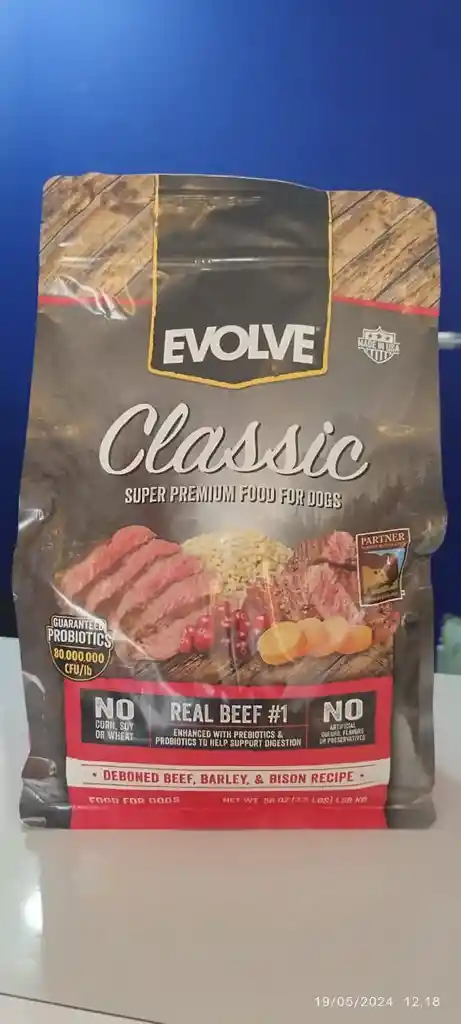 Evolve Classic Super Premium Alimento Para Perro Seco