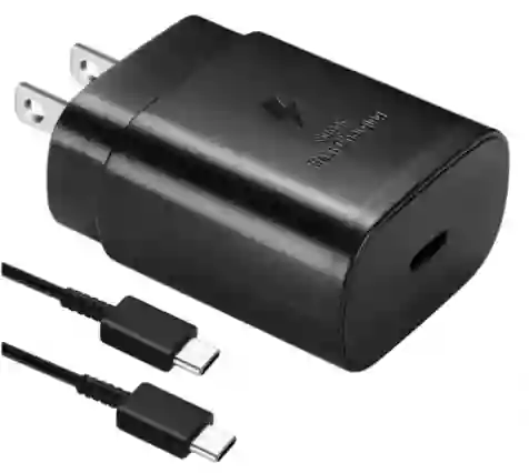 Cargador Samsung De 25w Para Celular Calidad Premium Con Cable Tipo C A Tipo C