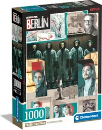 Rompecabezas Adultos De 1000 Piezas La Casa De Papel Berlín