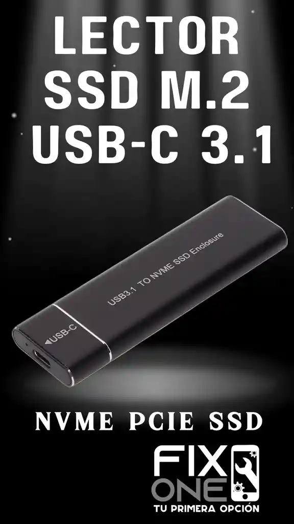 Lector De Ssd M.2 Usb-c 3.1