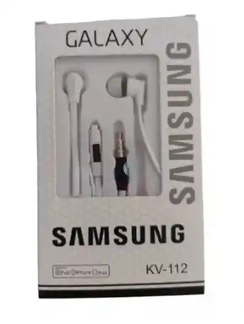 Audífonos Auriculares Vk-112 Samsung Manos Libres Jack 3.5mm Calidad Premium