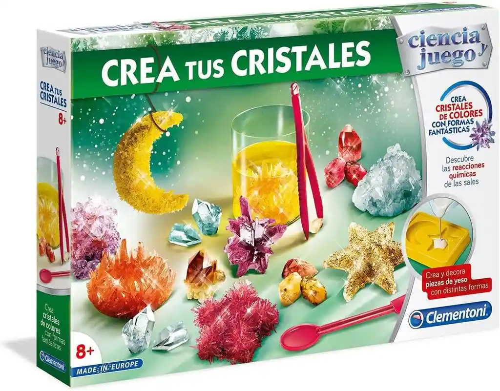 Kit Laboratorio Científico Para Crear Cristales Asombrosos