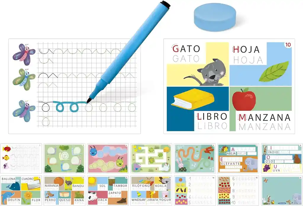 Juego Didáctico Para Niños Lectura Y Escritura