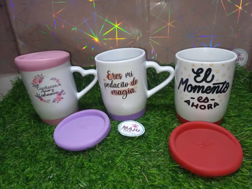 Pocillo Mug Fino Con Mensaje Unisex