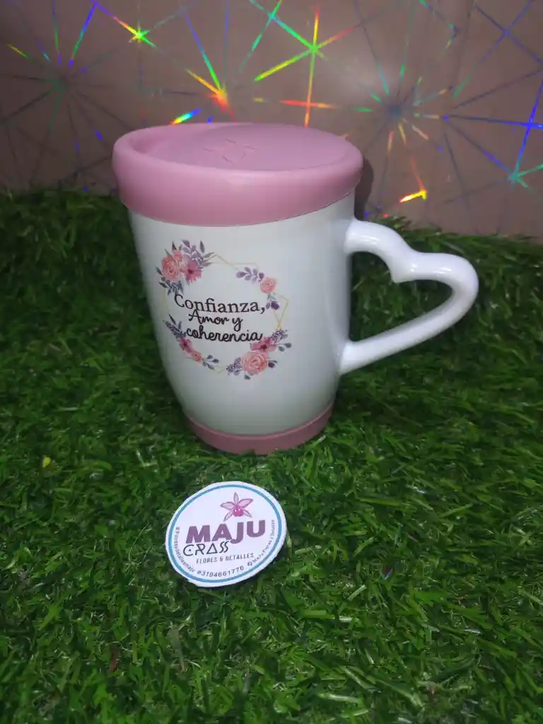 Pocillo Mug Fino Con Mensaje Unisex