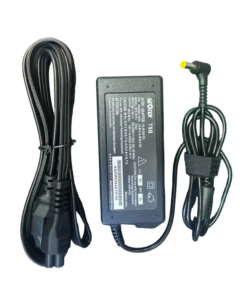 Cargador Para Portatil Toshiba 19v 3.42a Punta Redonda T