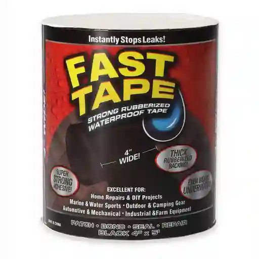 Cinta Impermeable De Goma Fuerte Fast Tape (negro)
