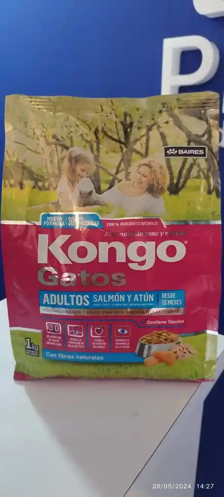 Kongo Alimento Sano Y Natural Para Gatos