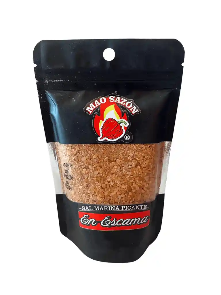 Sal Picante En Escama Sachet De 200 Gramos