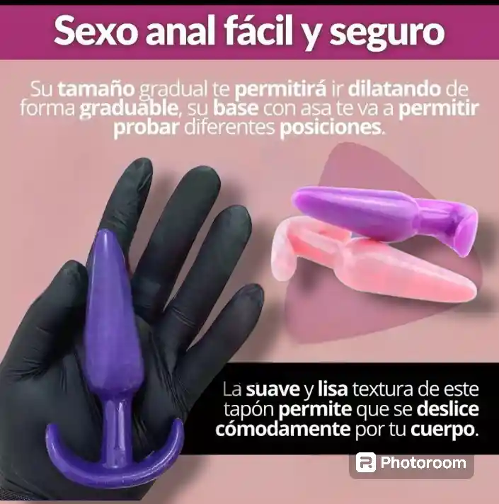 Kit Anal 1 Plug Anal + 2 Acostumbradores + 1 Bolas Chinas