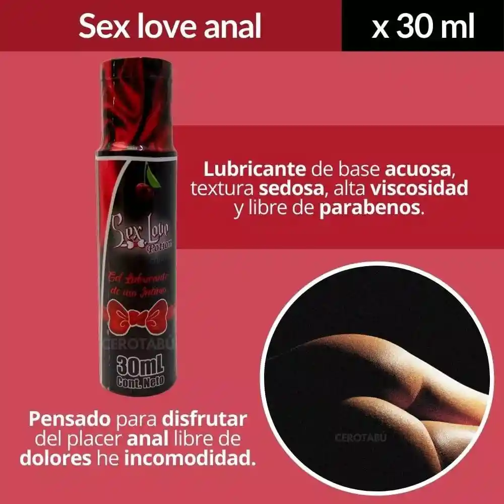 Lubricante Para Sexo Anal Sin Dolor