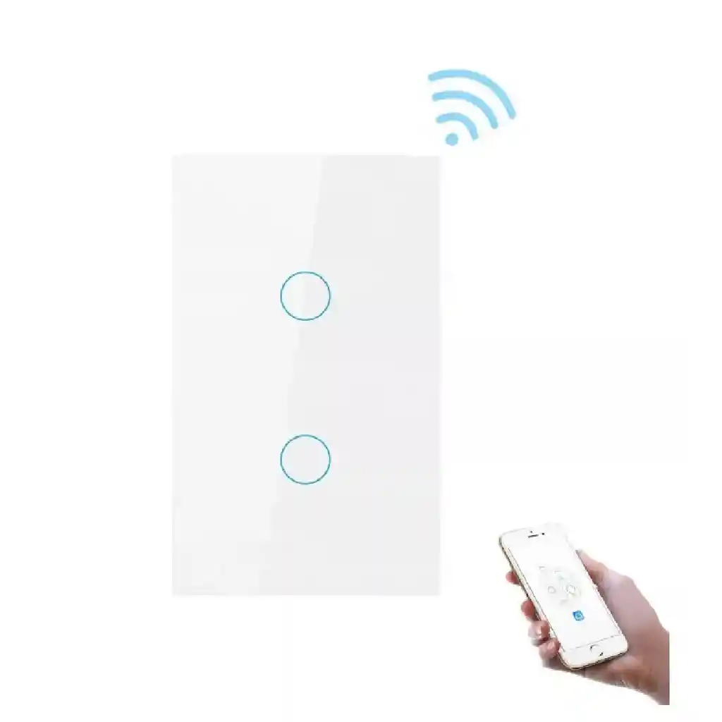 Switch Interruptor Tactil Wifi Doble Alexa Google