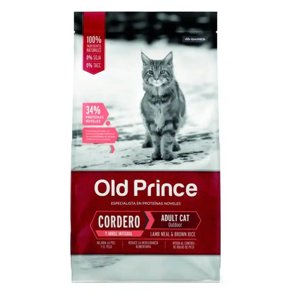 Old Prince Novel Cordero Gato Adulto X 1 Kg