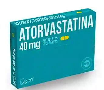 Atorvastatina 40 Mg X Sobre 10 Tabletas Recubiertas