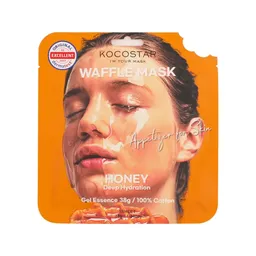 Mascarilla De Velo Kocostar Facial Waffle Honey 40g