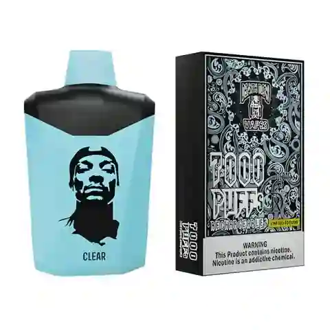Vaporizador Snoop Dogg Death Row 7000puffs Vapo - Clear