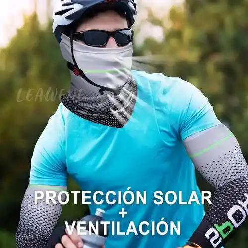 Kit Bandana Y Mangas Deportivas Protectoras Uv Hombres Mujer