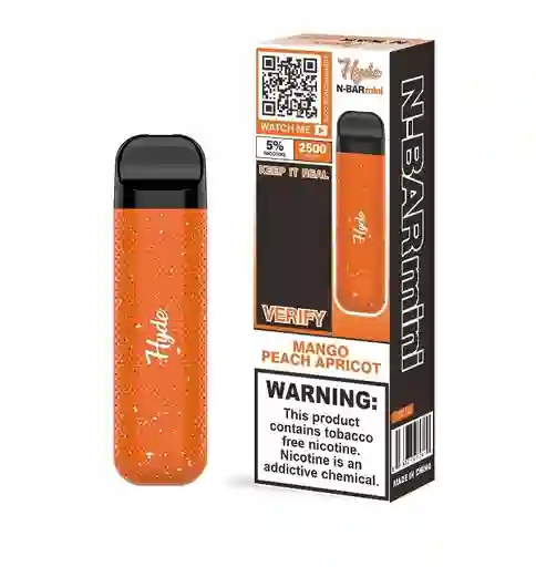 Vaporizador Hyde N-bar Mini 2500puffs Vapo - Mango Peach Apricot