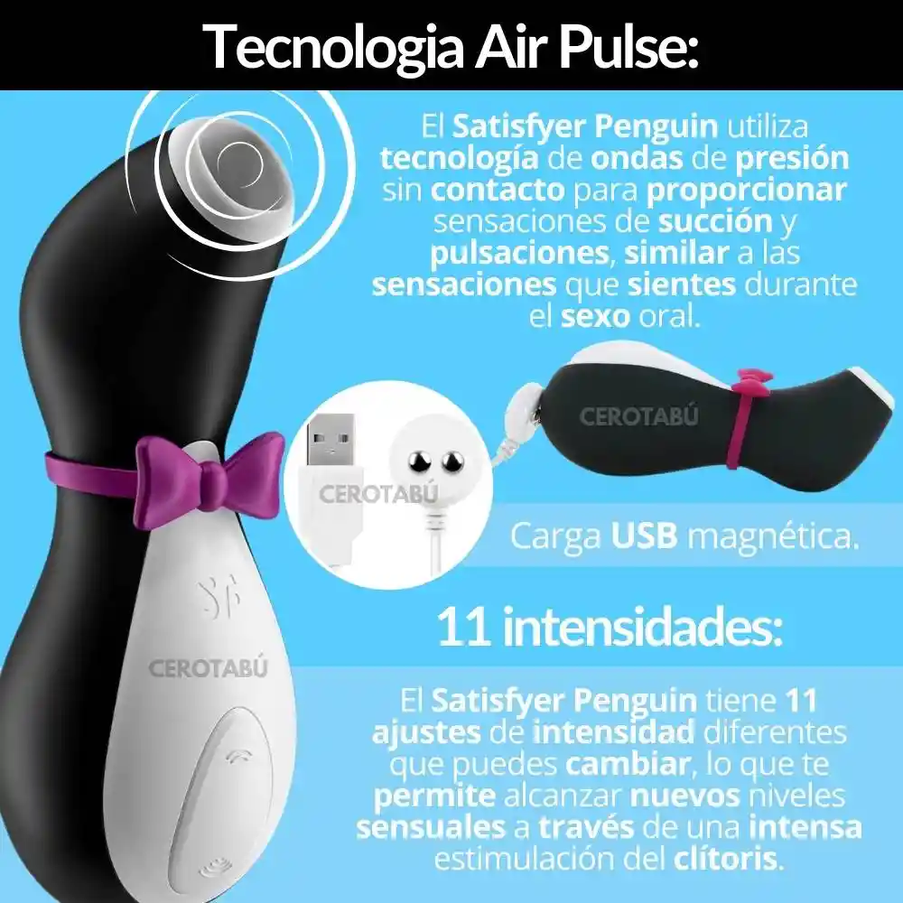 Vibrador Succionador De Clitoris Satisfyer Recargable