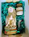 Virgen De Guadalupe Medio Cuerpo Mas Vela Aromática Y Chocolate (mamá)