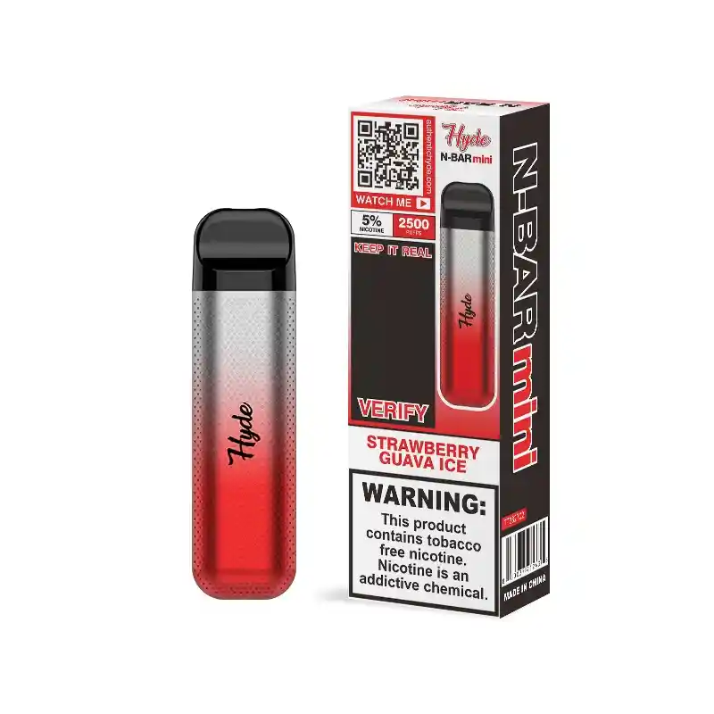 Vaporizador Hyde N-bar Mini 2500puffs Vapo - Strawberry Guava Ice