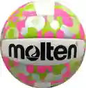 Balón De Voleyplaya Molten - Ms500 Dots/ Rosado-verde