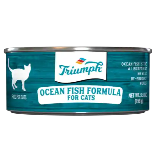 Triumph Lata Cat Ocean Fish 5.5 Oz