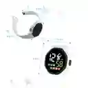 Reloj Para Niños Impermeable Digital Color Blanco Fino