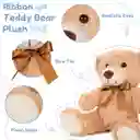 Oso De Peluche 35cms Niños As Y Bebes Regalos Juguete Beige Baby Showers Cumpleaños Navidad