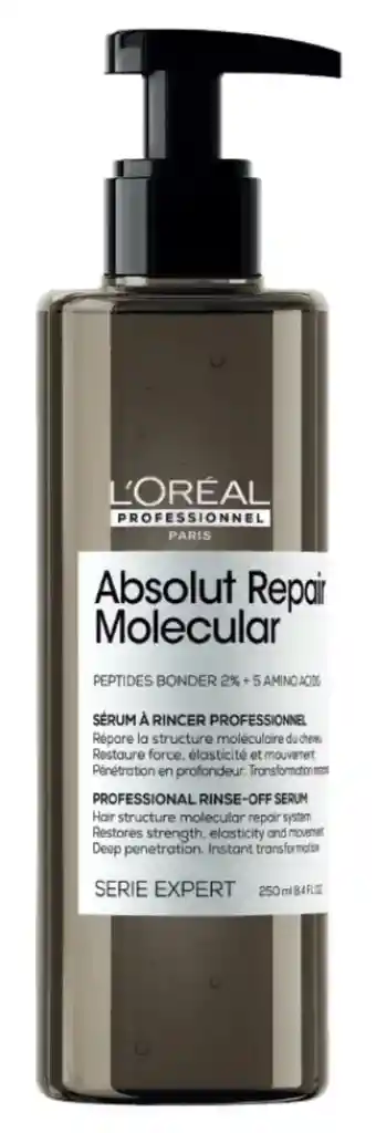 Sérum Molecular Para Reparación De Cabello Dañado Absolut Repair Molecular L’oreal Serie Expert 250ml