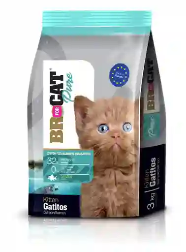 Br For Cat Gatitos Salmon X3 Kg