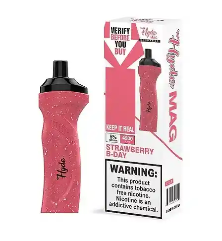 Vaporizador Hyde Mag 4500 Puffs Vapo - Strawberry B-day