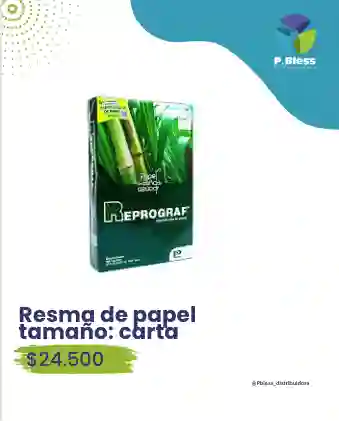 Resma De Papel Tamaño Carta