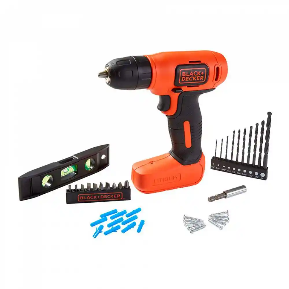 Taladro+ 43 Piezas Black And Decker