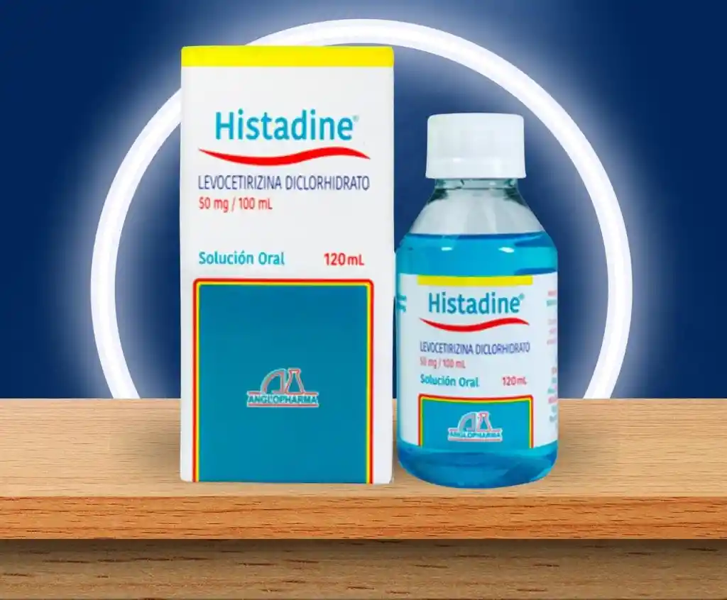 Levocetirizina 50mg/100ml Jarabe X 120 Ml(histadine)