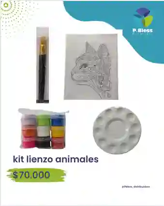 Kit Lienzo Animales