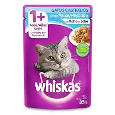 Whiskas Pouch Cat Adult Castrado Pescado 85 Gr