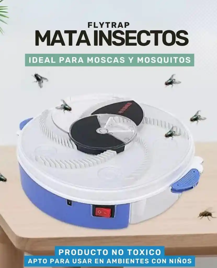 Mata Moscas Atrae Atrapa Elimina Cazador Automatico Usb