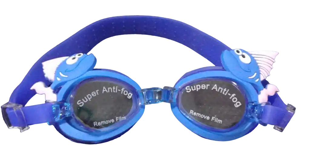 Gafas Siliconada Natación Niños Diseño Animalitos Piscina( Aleatorio) Unidad