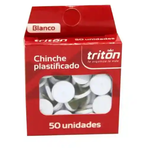 Chinche Blanco Plastificado - 50 Unidades