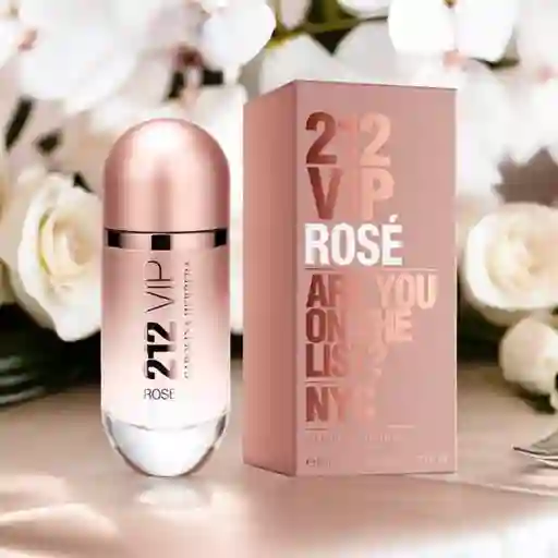 Perfume 212 Vip Rose De Carolina Herrera Para Dama Edp X 100 Ml Aaa