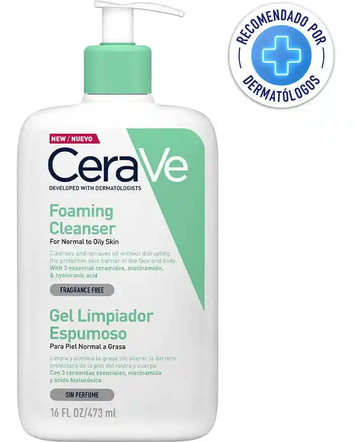 Gel Limpiador Espumoso Para El Rostro