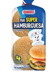 Bimbo Pan Bimbo Súper Hamburguesa