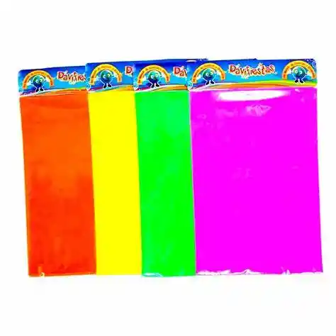 Mantel Plastico Color Neon