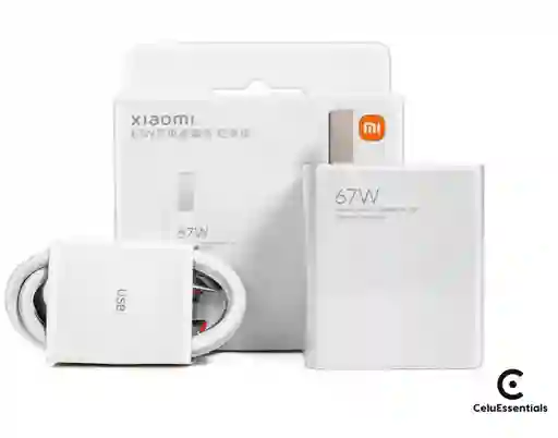 Cargador Completo Xiaomi 18w Cubo + Cable