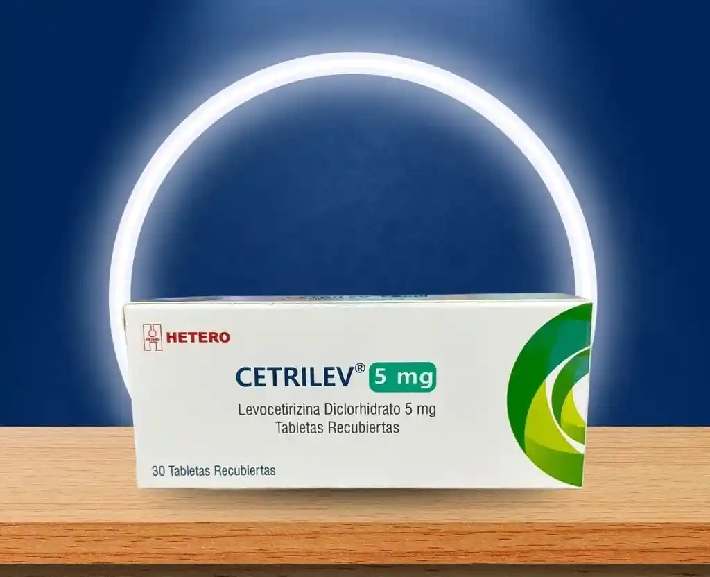 Levocetirizina 5mg Tabletas Recubiertas Caj X 30 (cetrilev)