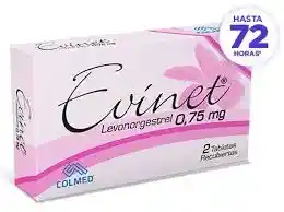 Anticonceptivo De Emergencia 0.75 Mg Caja X 2 Tab (evinet)