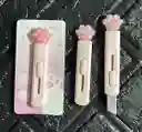 Bisturi Pequeño Huellas / Kawaii Rosado