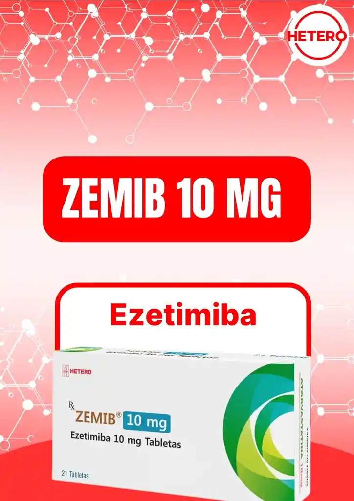 Ezetimiba 10mg Caja X 21 Tab ( Zemib )