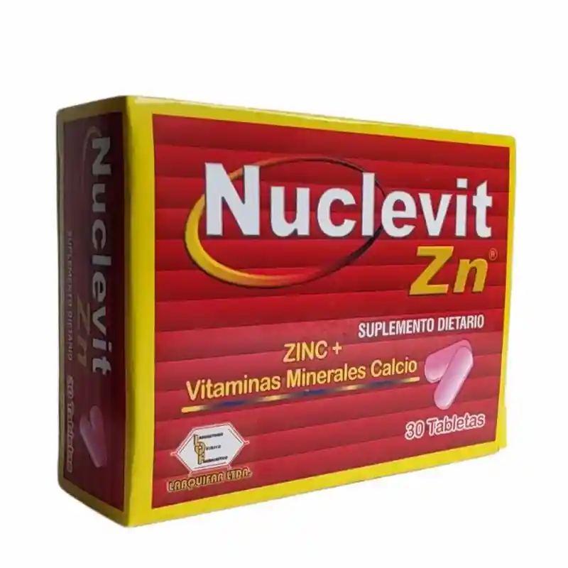 Nuclevit Zn (multivitaminas Y Minerales ) X 30 Tab